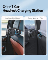 OHLPRO Rear seat passenger charging phone with retractable car charger